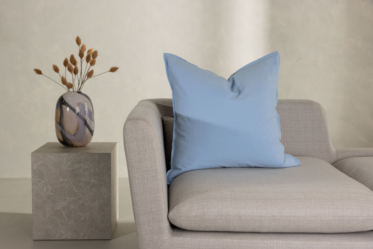 Ronja Cushion Cover 60 x 60 Light Blue