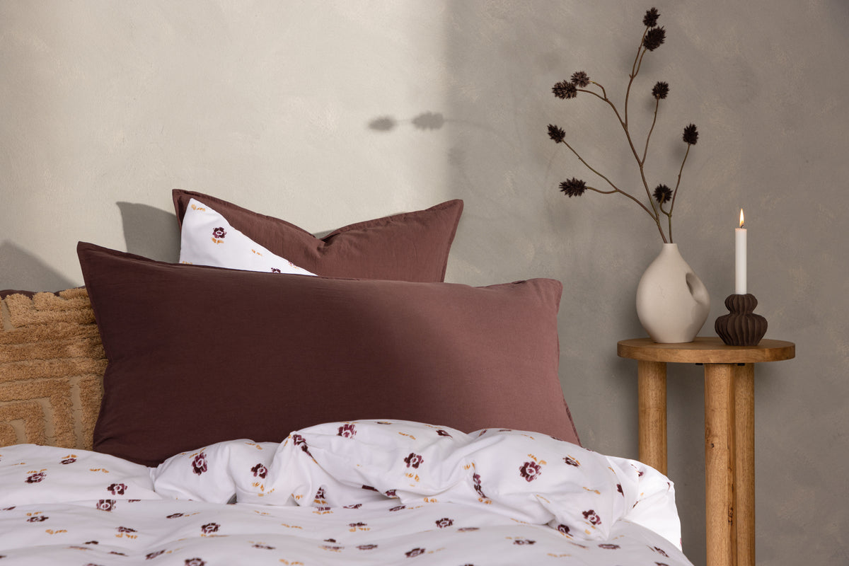 Ronja Pillow Case 50 x 90 Brown