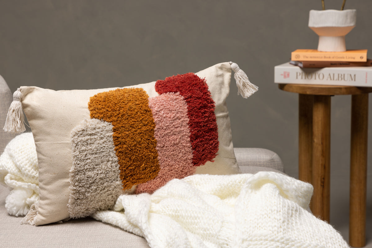 Joline Cushion Cover 30 x 50 White