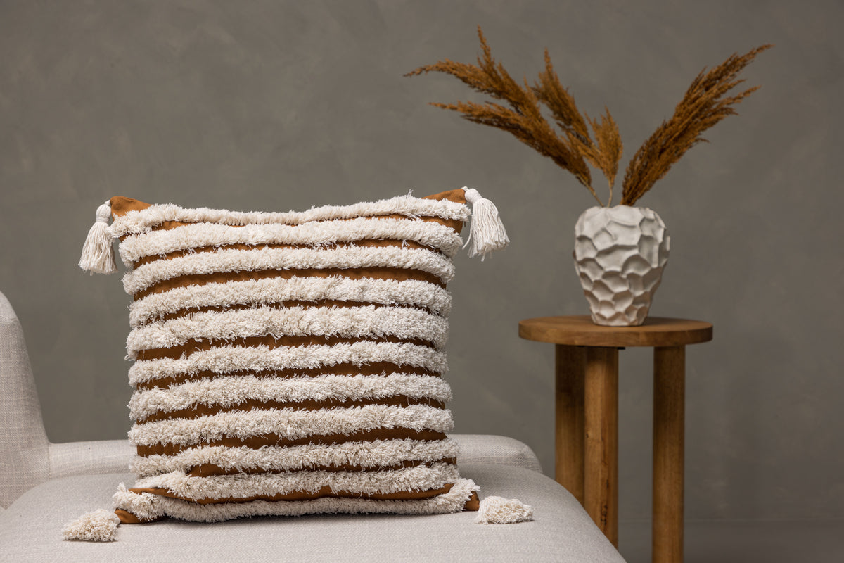 Elina Cushion Cover 45 x 45 Brown