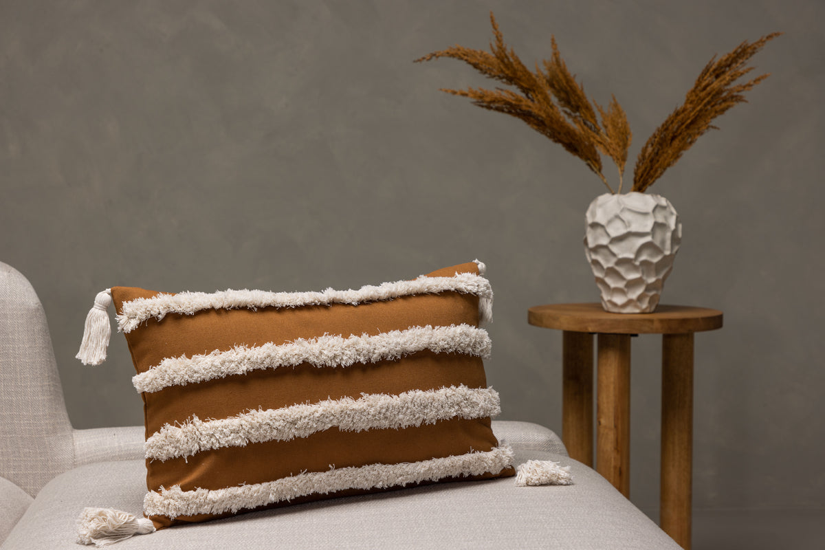 Elina Cushion Cover 30 x 50 Brown