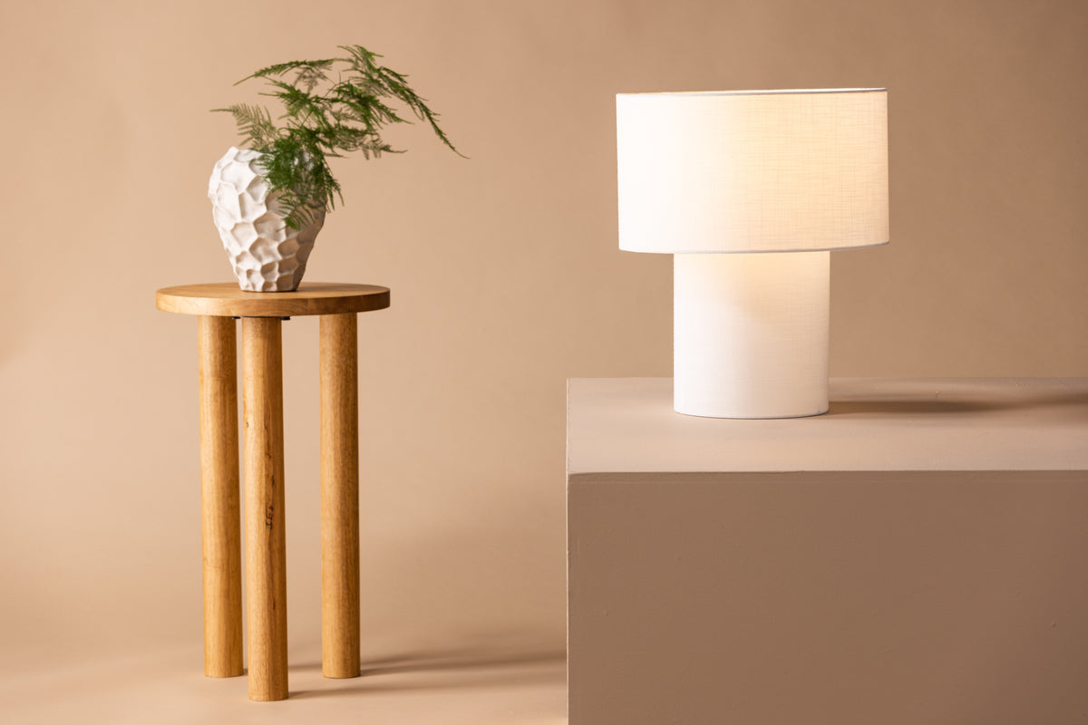 Table lamps White