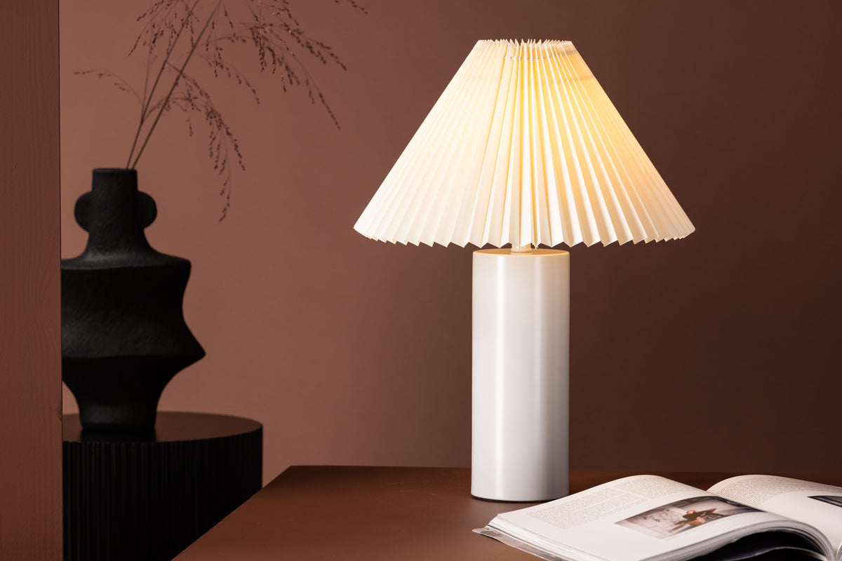 Largin Table Lamp Light Grey