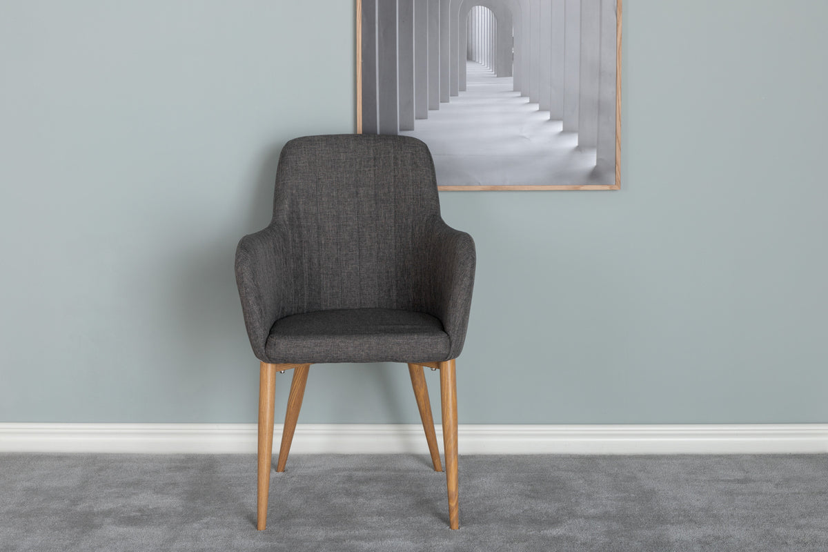 Comfort Dining Chair 2-pack Dark Grey