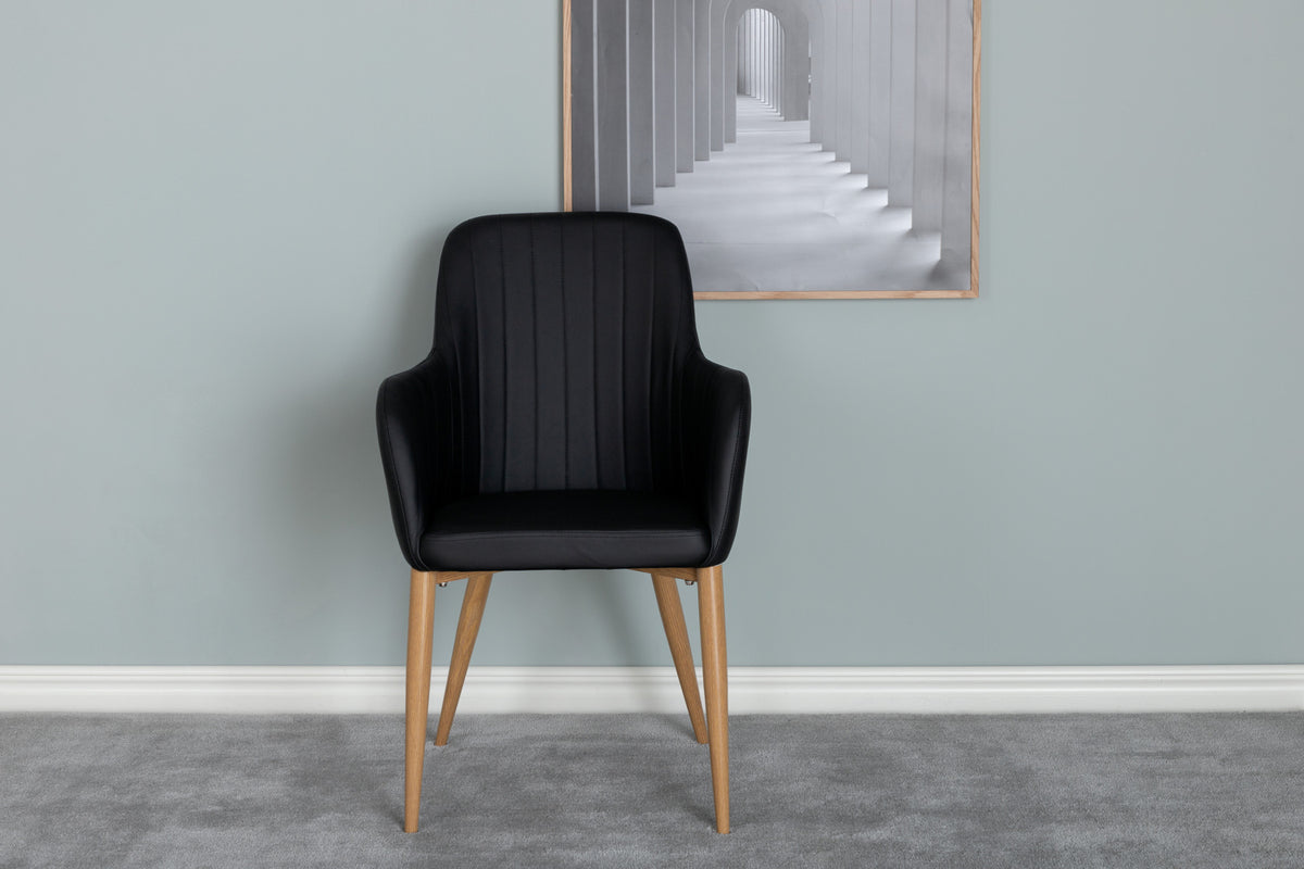 Comfort Dining Chair 2-pack Black