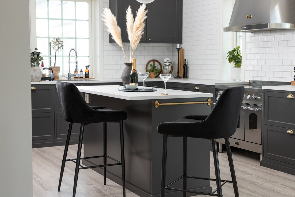 Plaza Bar Chair 2-pack Black