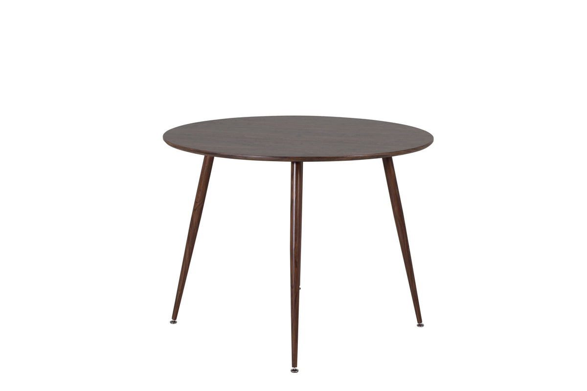 Plaza Round Dining Table ⌀100 Walnut