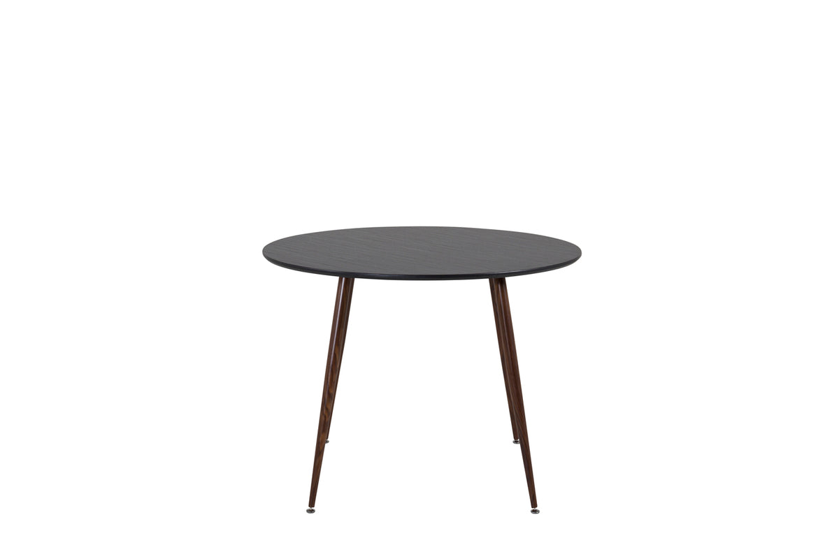 Plaza Round Dining Table ⌀100 Black