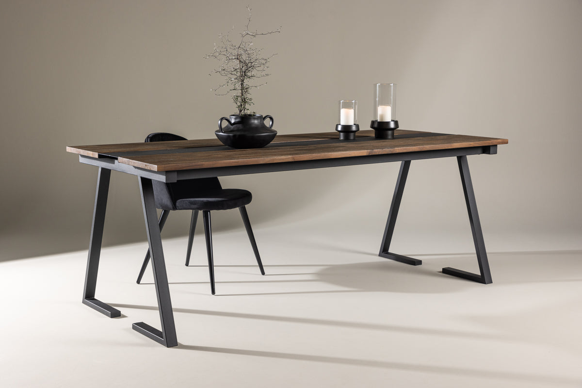 Jakarta Rectangular Dining Table 200 x 90 Black