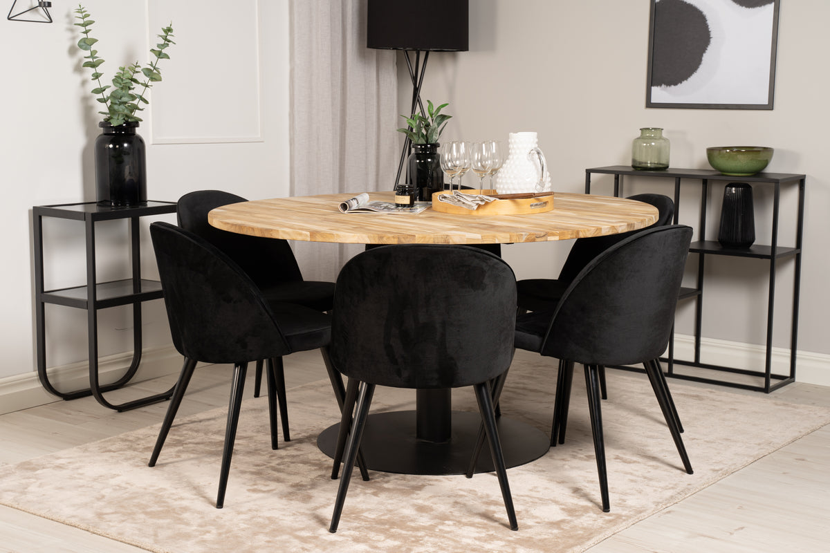 Cirebon Round Dining Table ⌀140 Nature