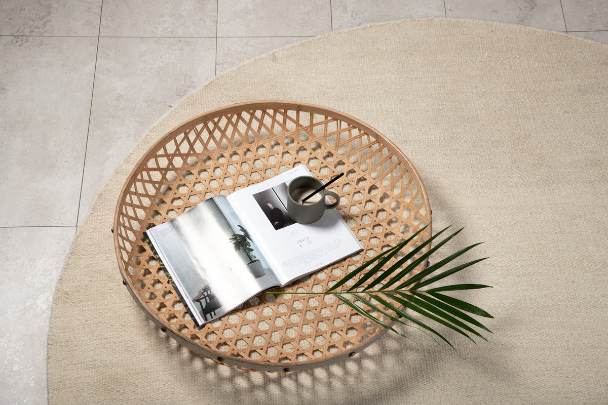 Jaipur Round Carpet ⌀200 Beige