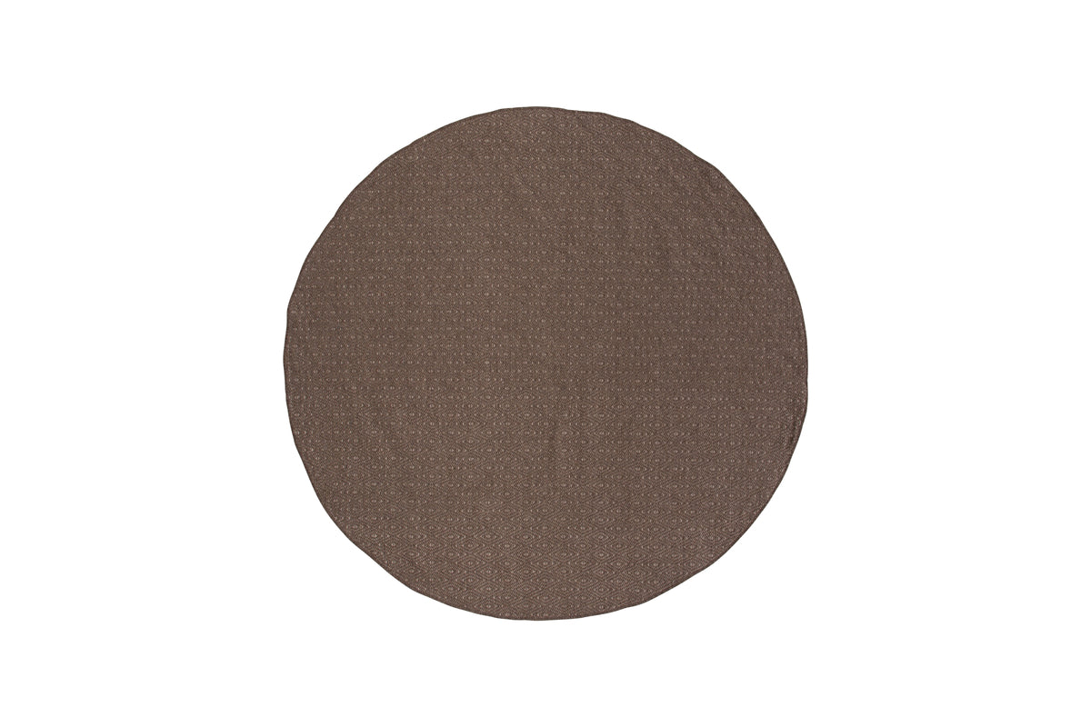Julana Round Carpet ⌀200 Brown