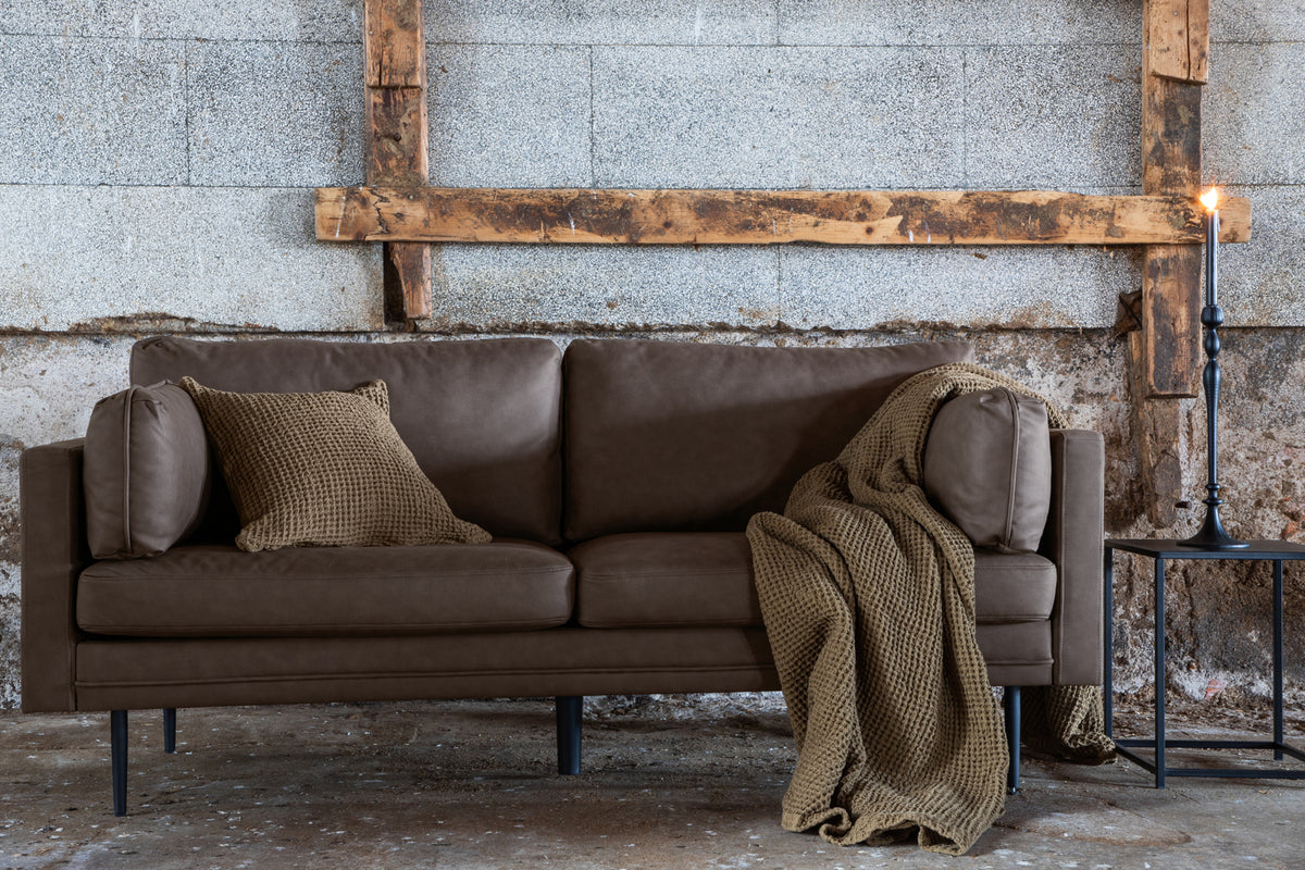 Boom 3-Seat Sofa Brown