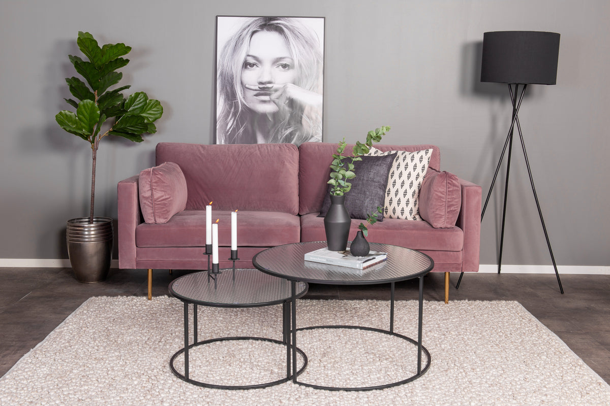 Boom 3-Seat Sofa Pink