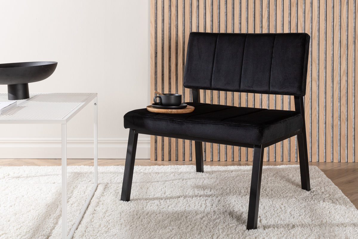 Monett Lounge Chair Black