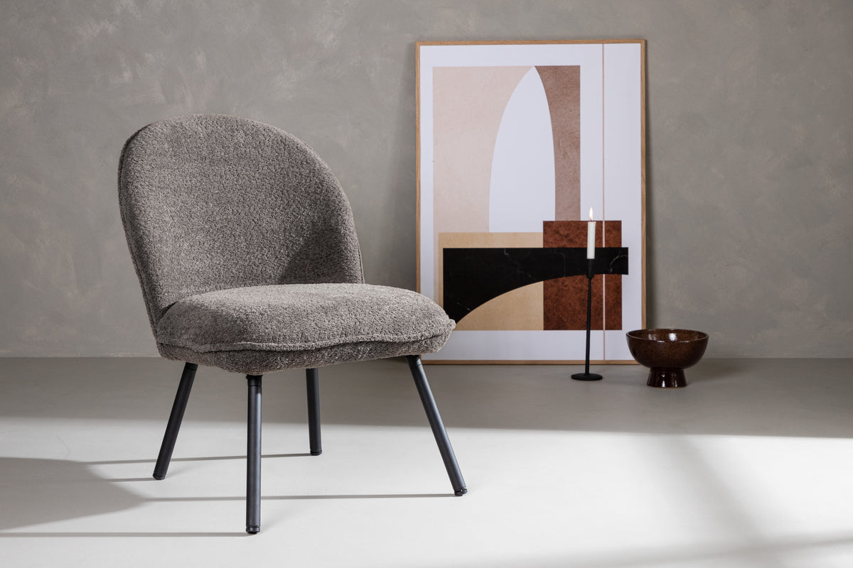 Polar Lounge Chair Grey