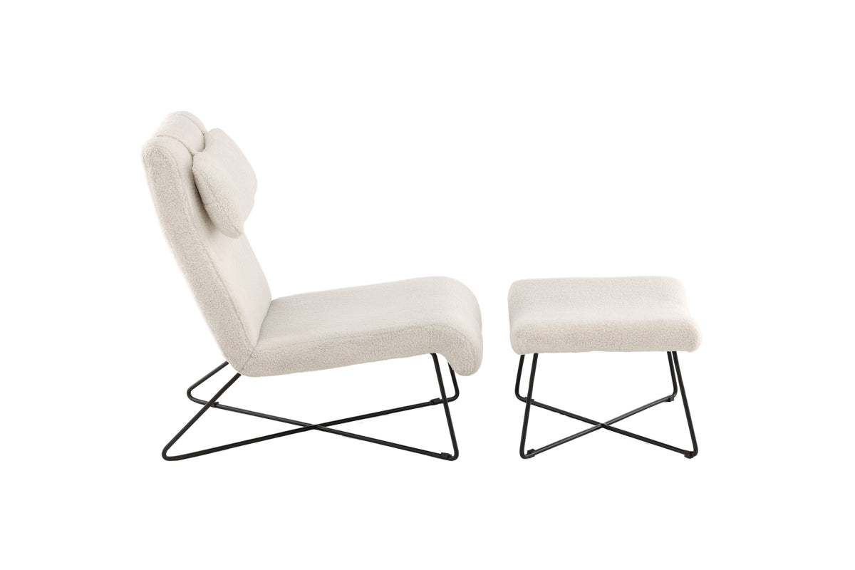 Laconia Lounge Chair White