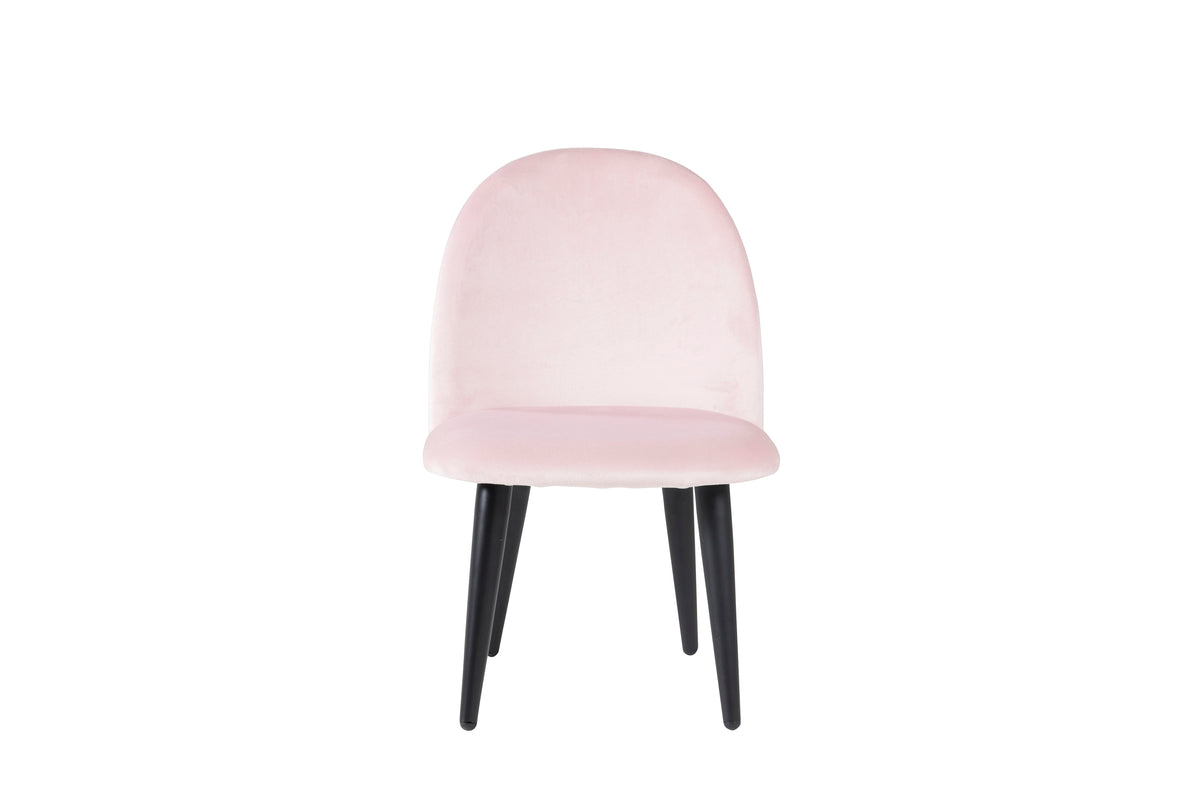 Velvet Kids Chair Pink