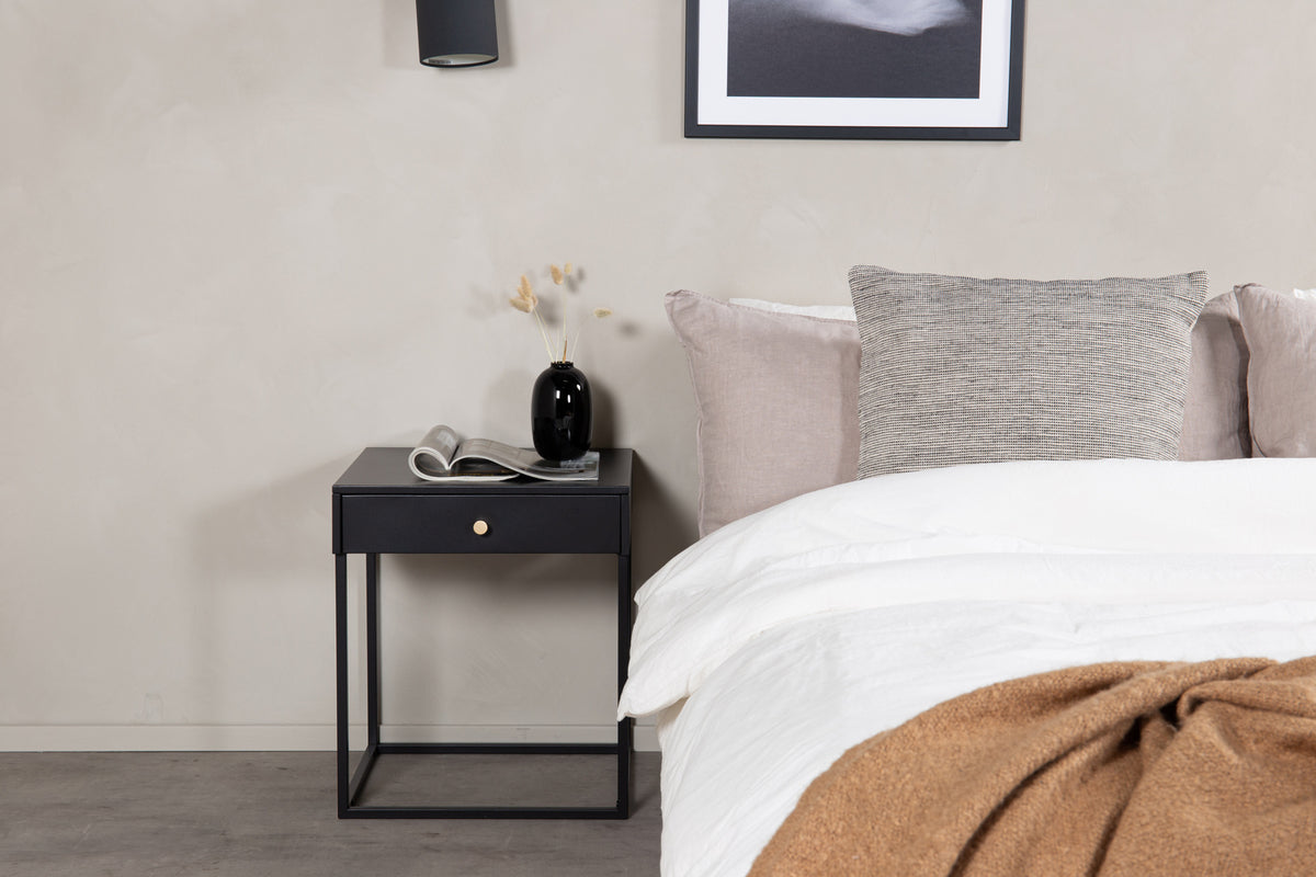 Bakal Bedside Table 43 x 41 Black