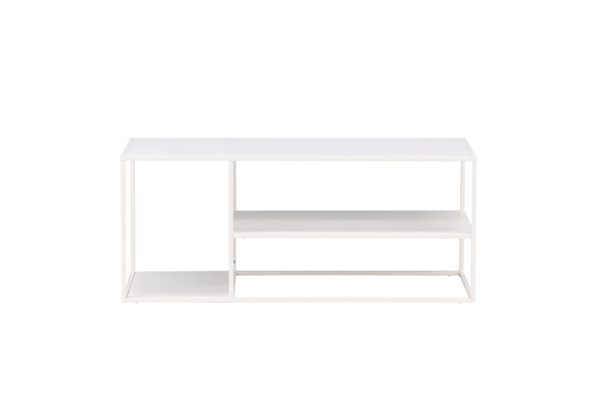 Steel Sofa Table 120 x 50 White