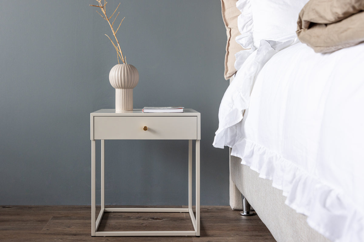 Bakal Bedside Table 43 x 41 Beige