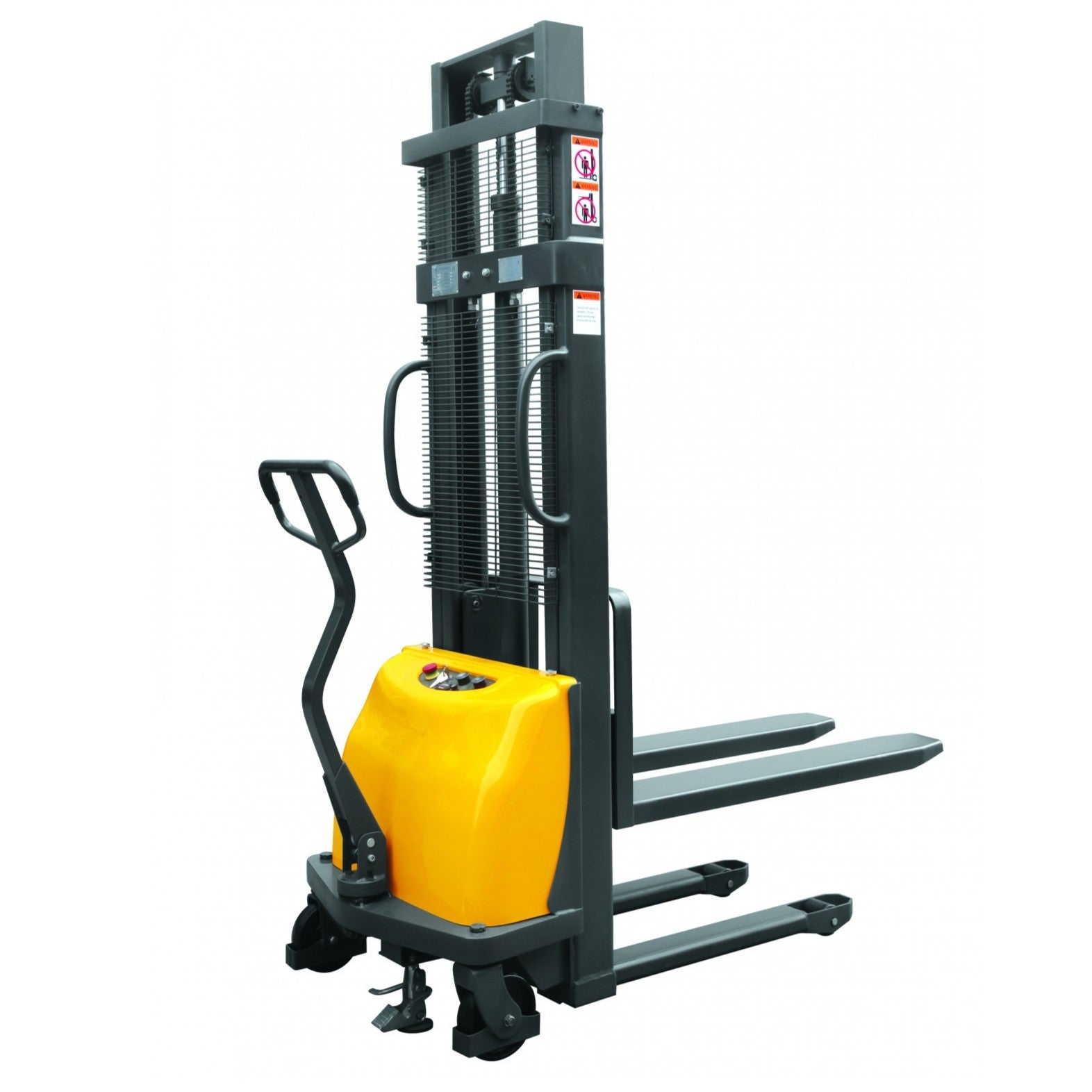 Handdragen staplare med batteridriven lyftmotor 1000 kg, lyfthöjd 3300 mm