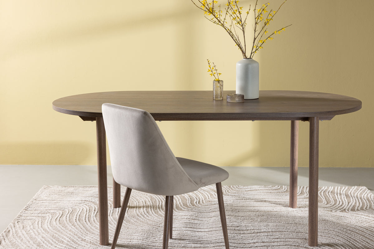 Andy Oval Dining Table 180 x 75 Nature