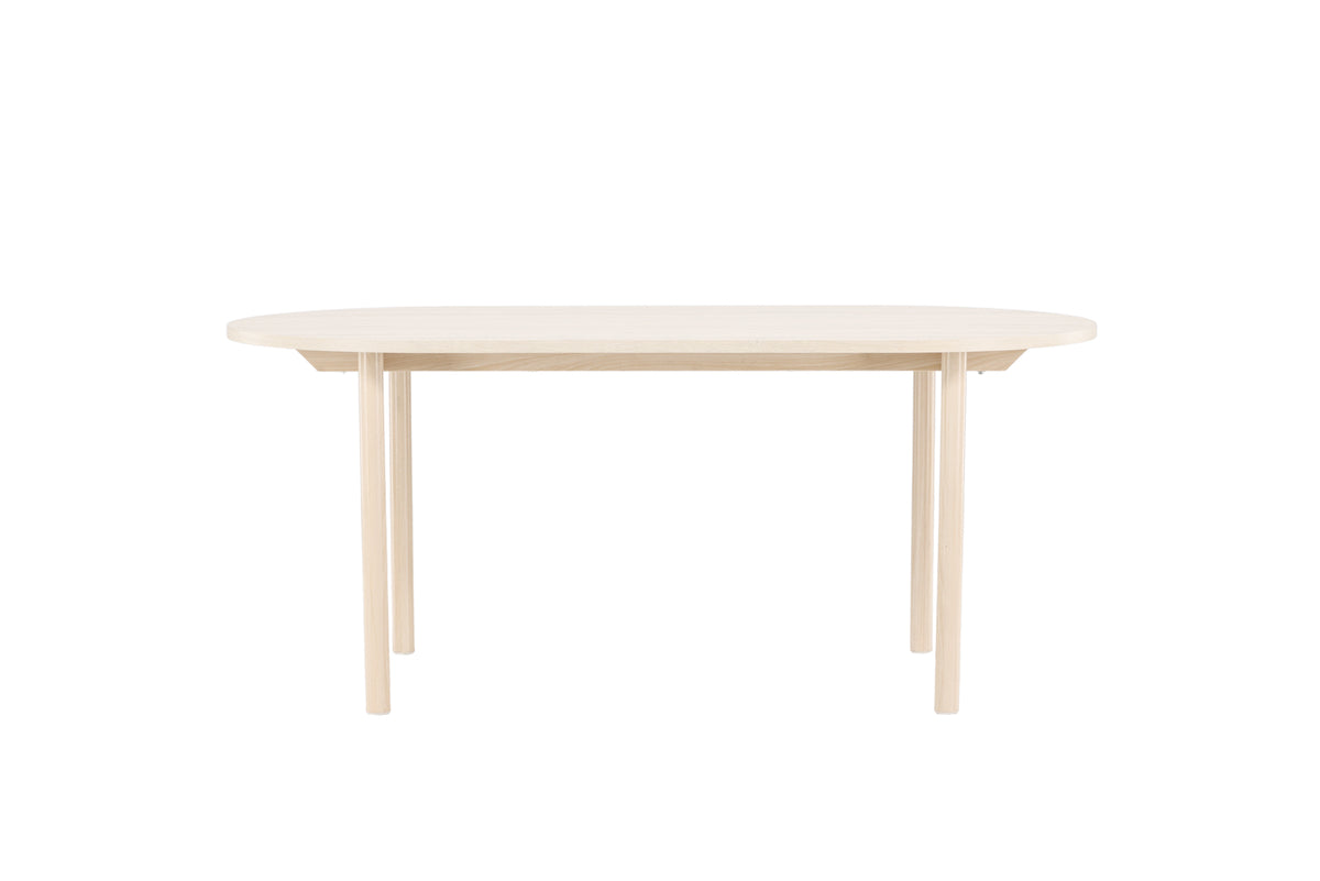 Andy Oval Dining Table 180 x 90 Whitewash