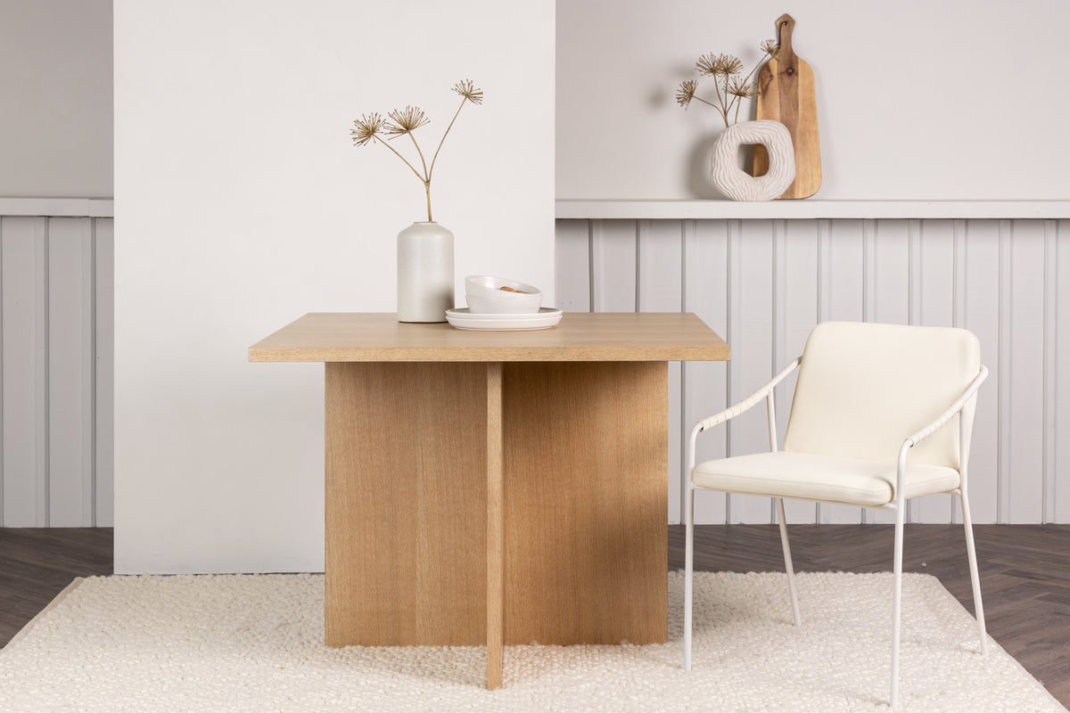 Leo Rectangular Dining Table 100 x 100 Nature