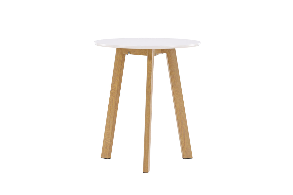 Leonora Round Dining Table ⌀65 White
