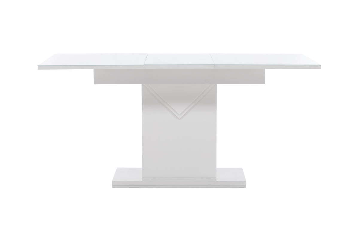 Pluto Rectangular Dining Table 120 x 90 White