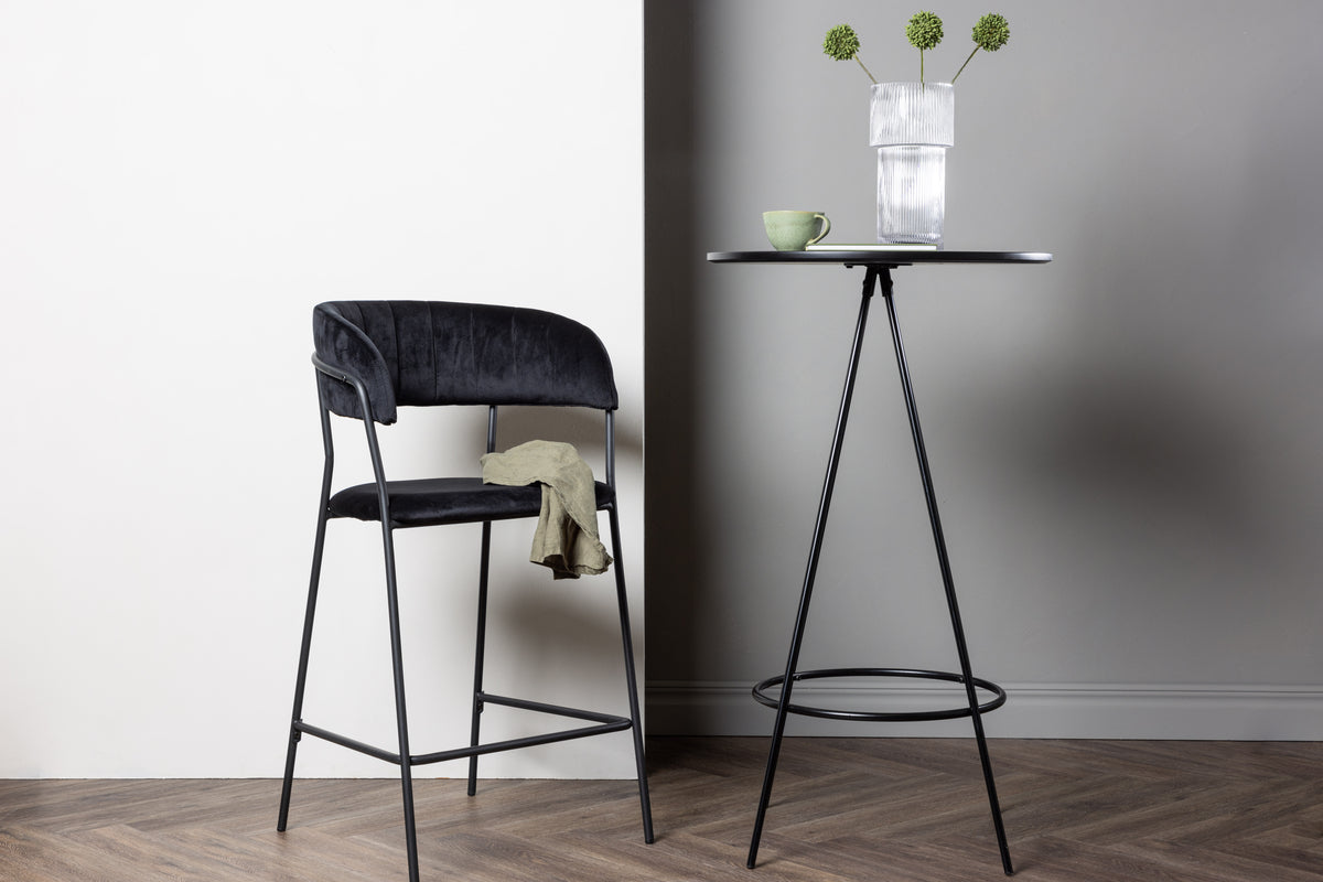Bistro Bar Table ⌀60 Black