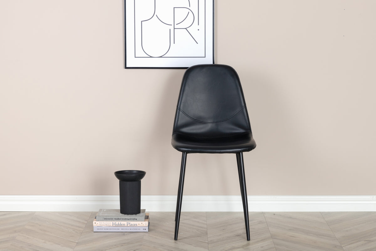 Polar Dining Chair 2-pack Black