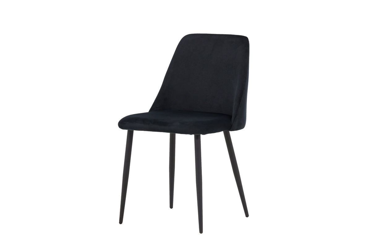 Dining chairs 2-pack Black