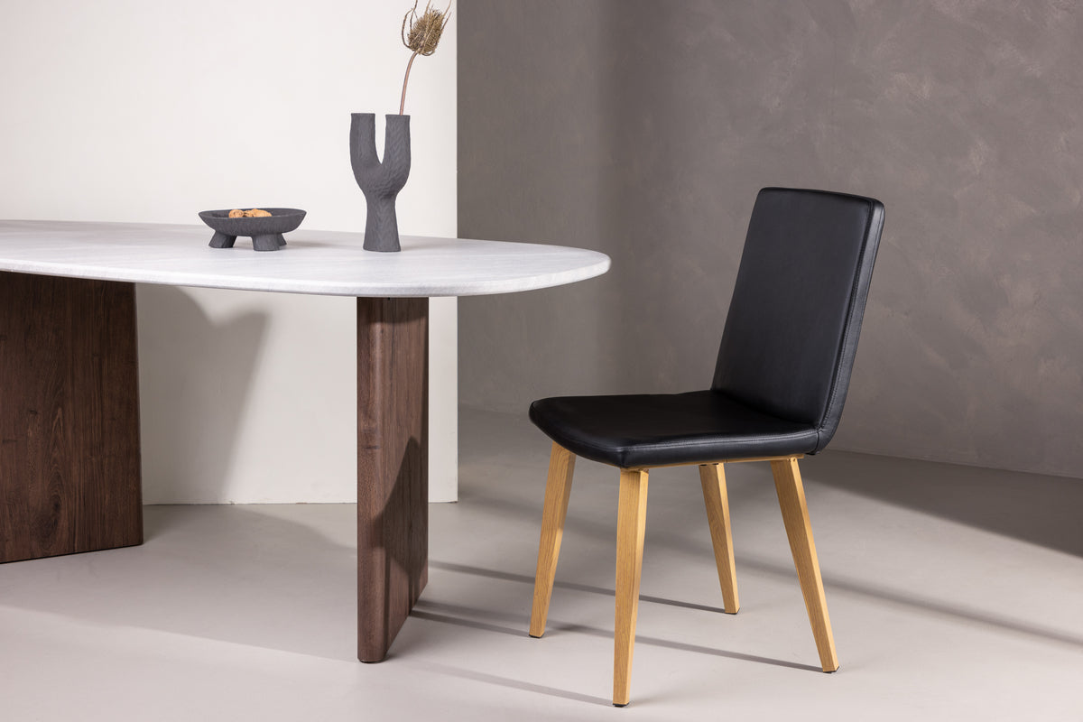 Dining chairs 2-pack Black