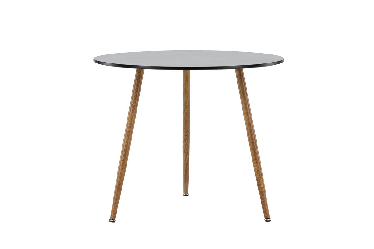 Polar Round Dining Table ⌀90 Black