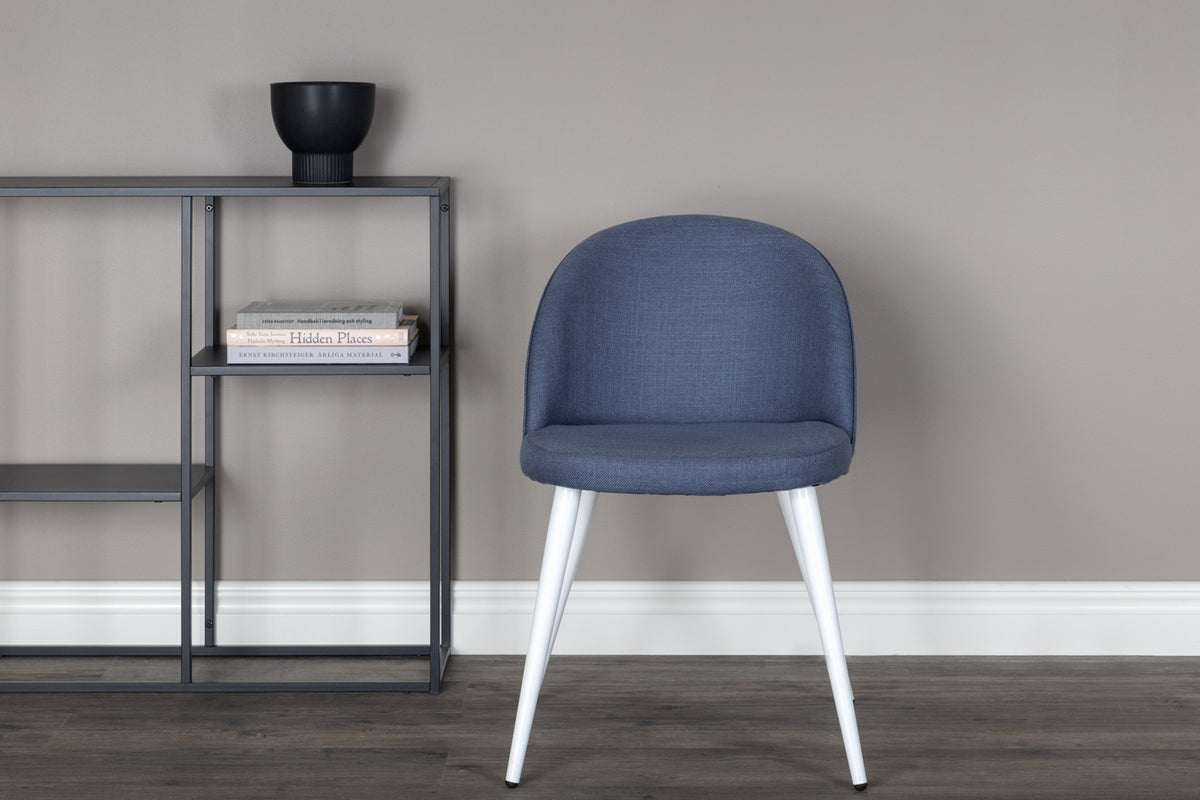 Velvet Dining Chair 2-pack Blue