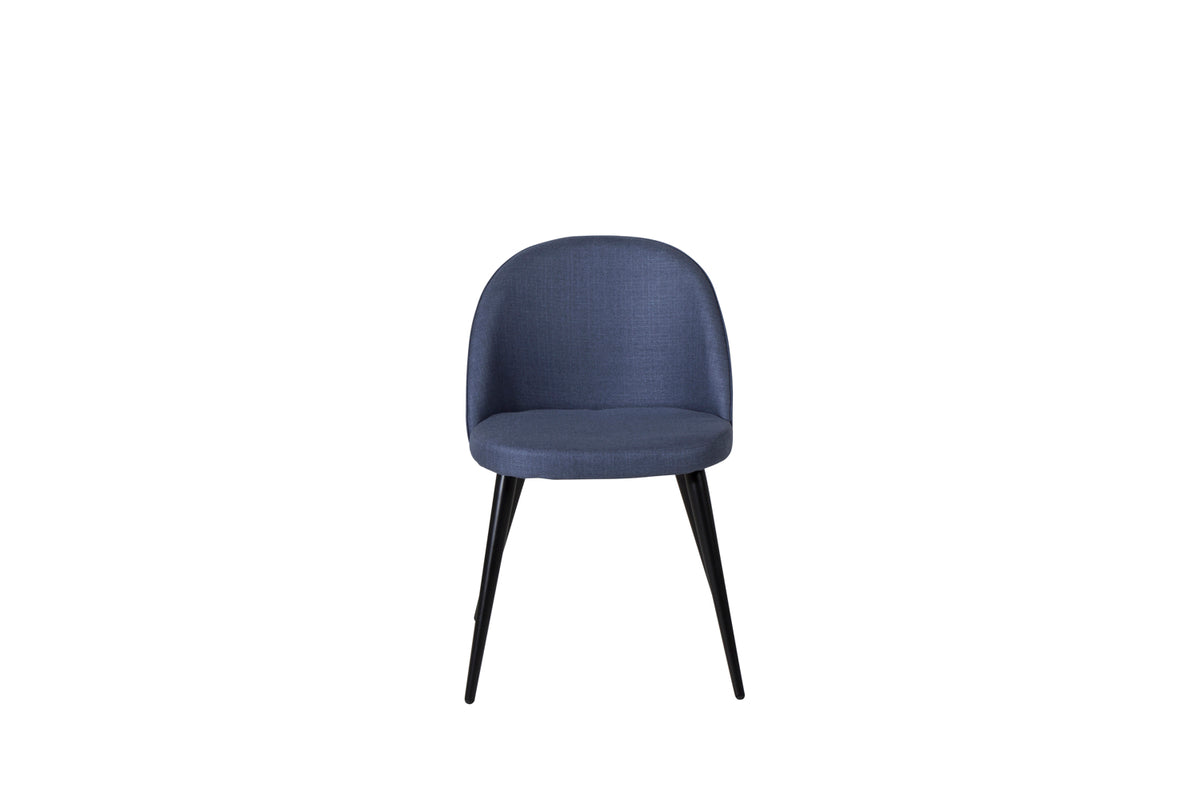 Velvet Dining Chair 2-pack Blue
