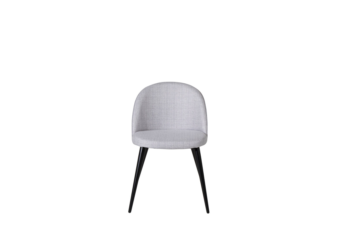 Velvet Dining Chair 2-pack Grey
