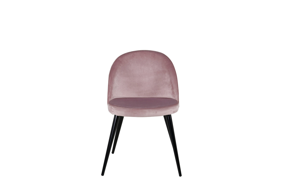 Velvet Dining Chair 2-pack Dusty Pink