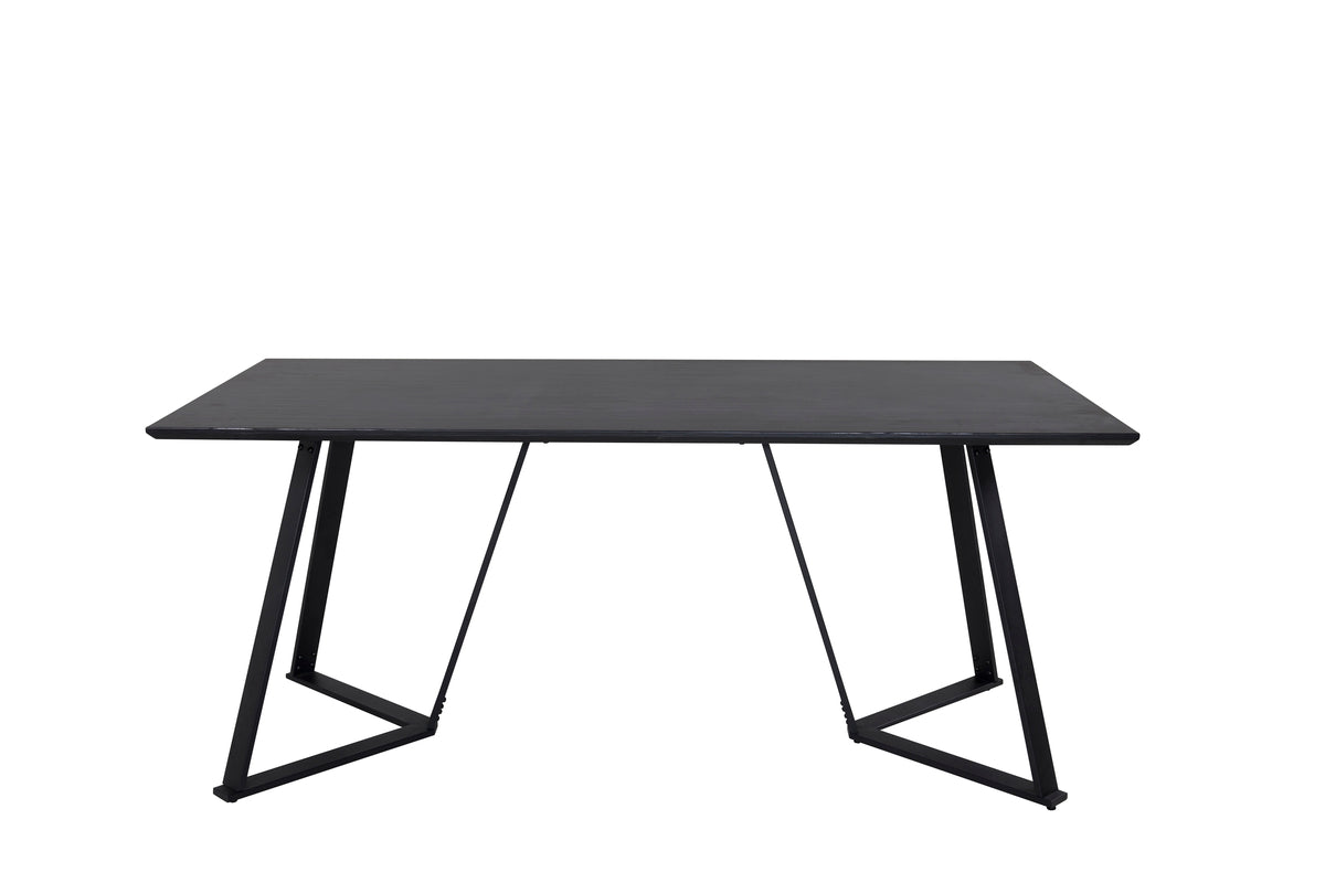 Marina Rectangular Dining Table 180 x 90 Black