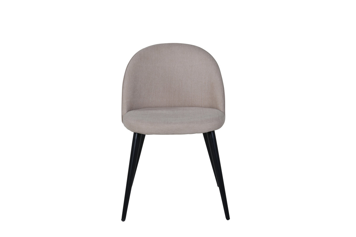 Velvet Dining Chair 2-pack Beige