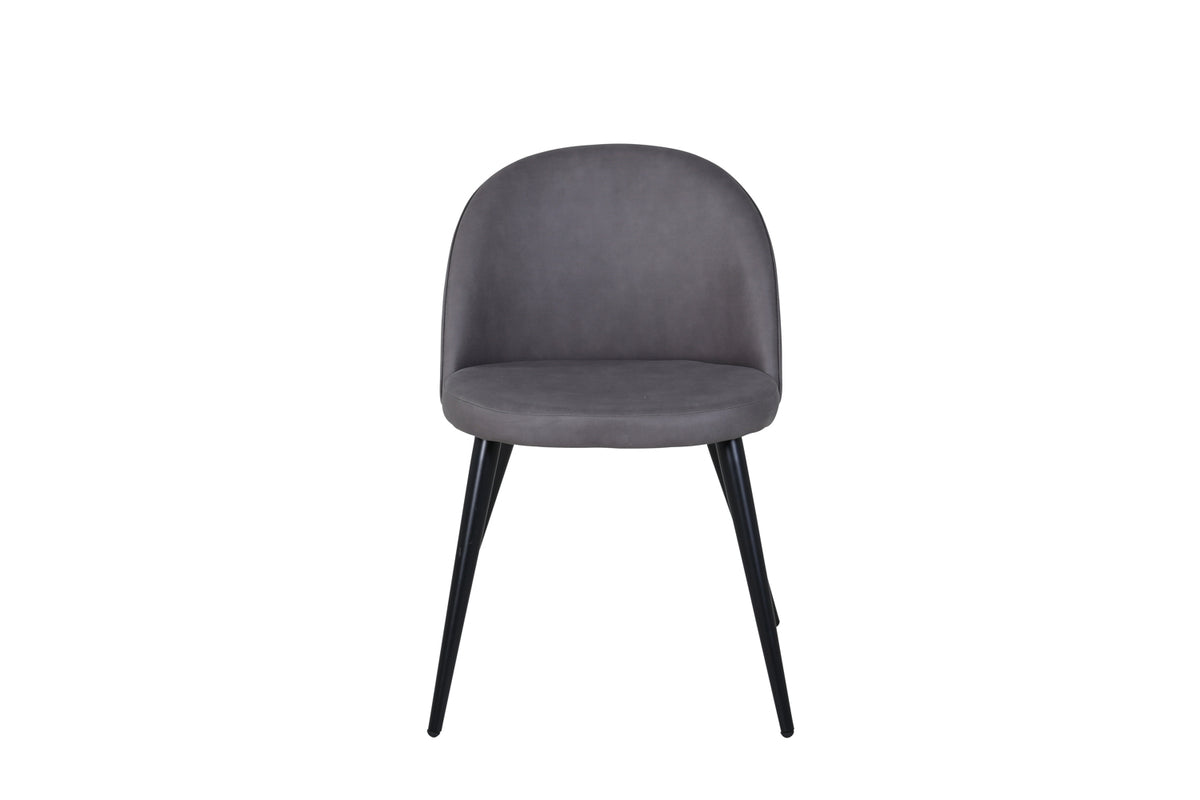 Velvet Dining Chair 2-pack Grey