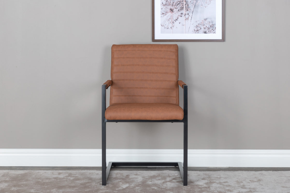 Art Dining Chair 2-pack Brown