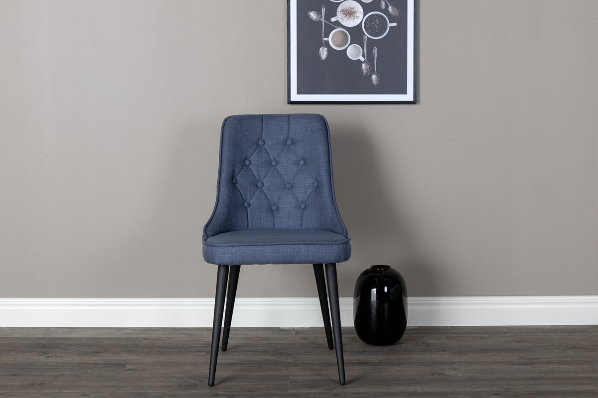 Velvet Deluxe Dining Chair 2-pack Blue