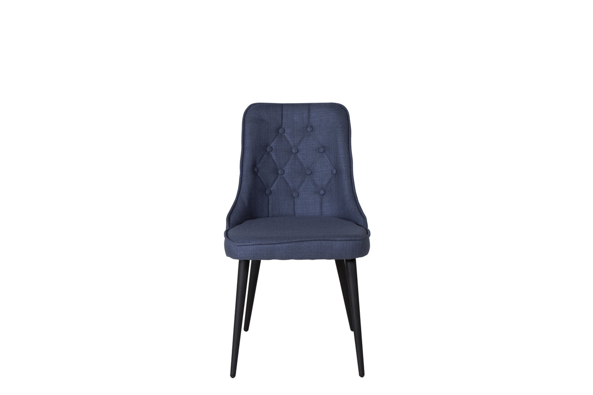 Velvet Deluxe Dining Chair 2-pack Blue