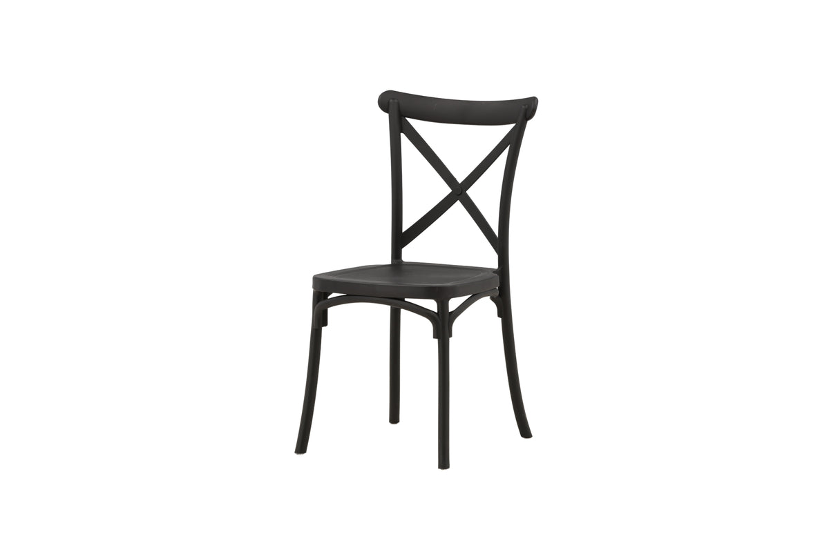 Dining chairs 2-pack Black