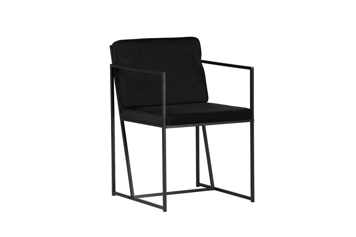 Dining chairs 2-pack Black