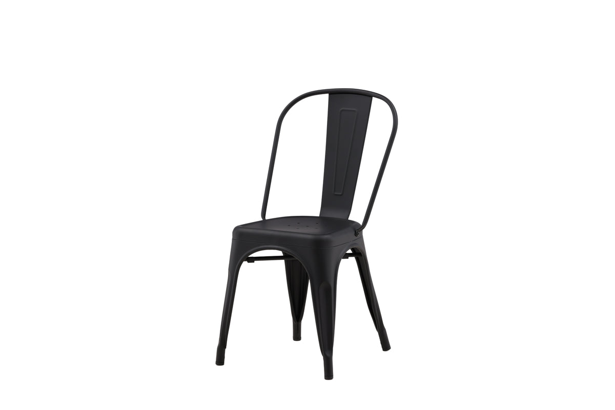 Dining chairs 4-pack Black