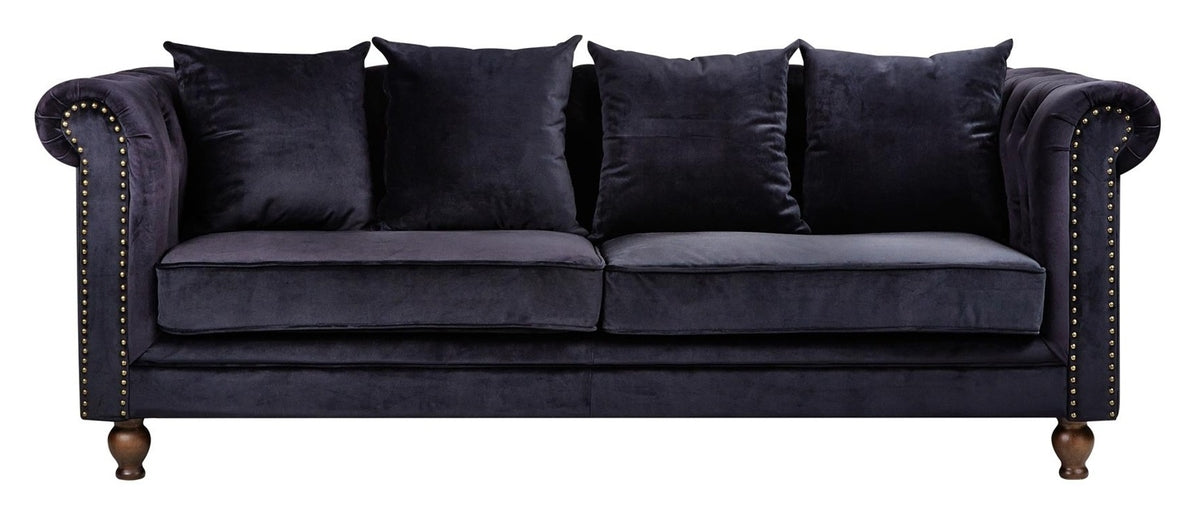 3-seater sofas Black